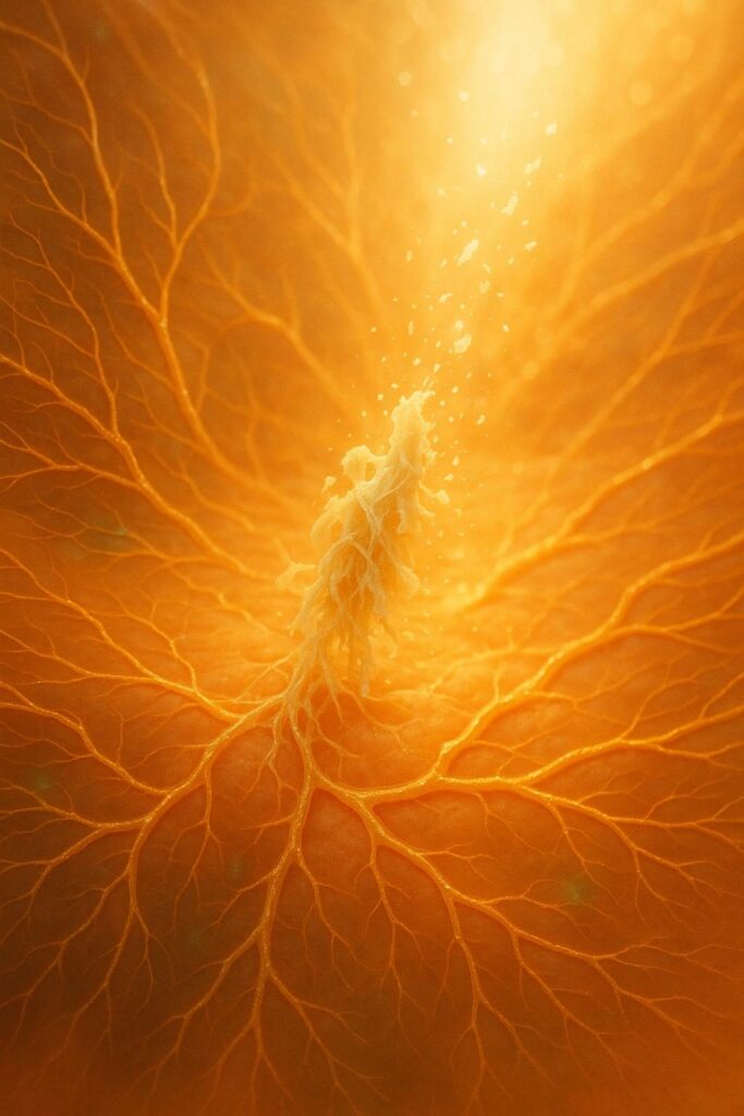 a dense fibrinous structure that gradually disintegrates, allowing flow to resume.